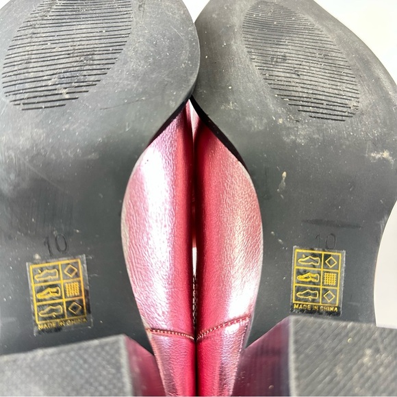 Metallic pink tall Western boot Womens Size 41 Coastal Cowgirl - Picture 8 of 9